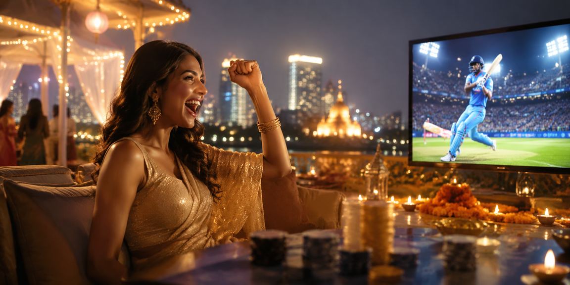Indian cricket betting during Diwali festival