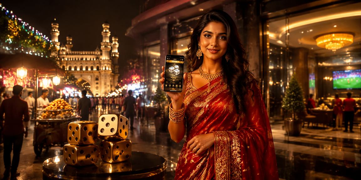 Players enjoying dice game in Indian setting